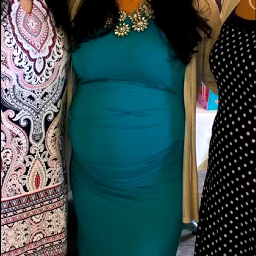 Blue Maternity Dress